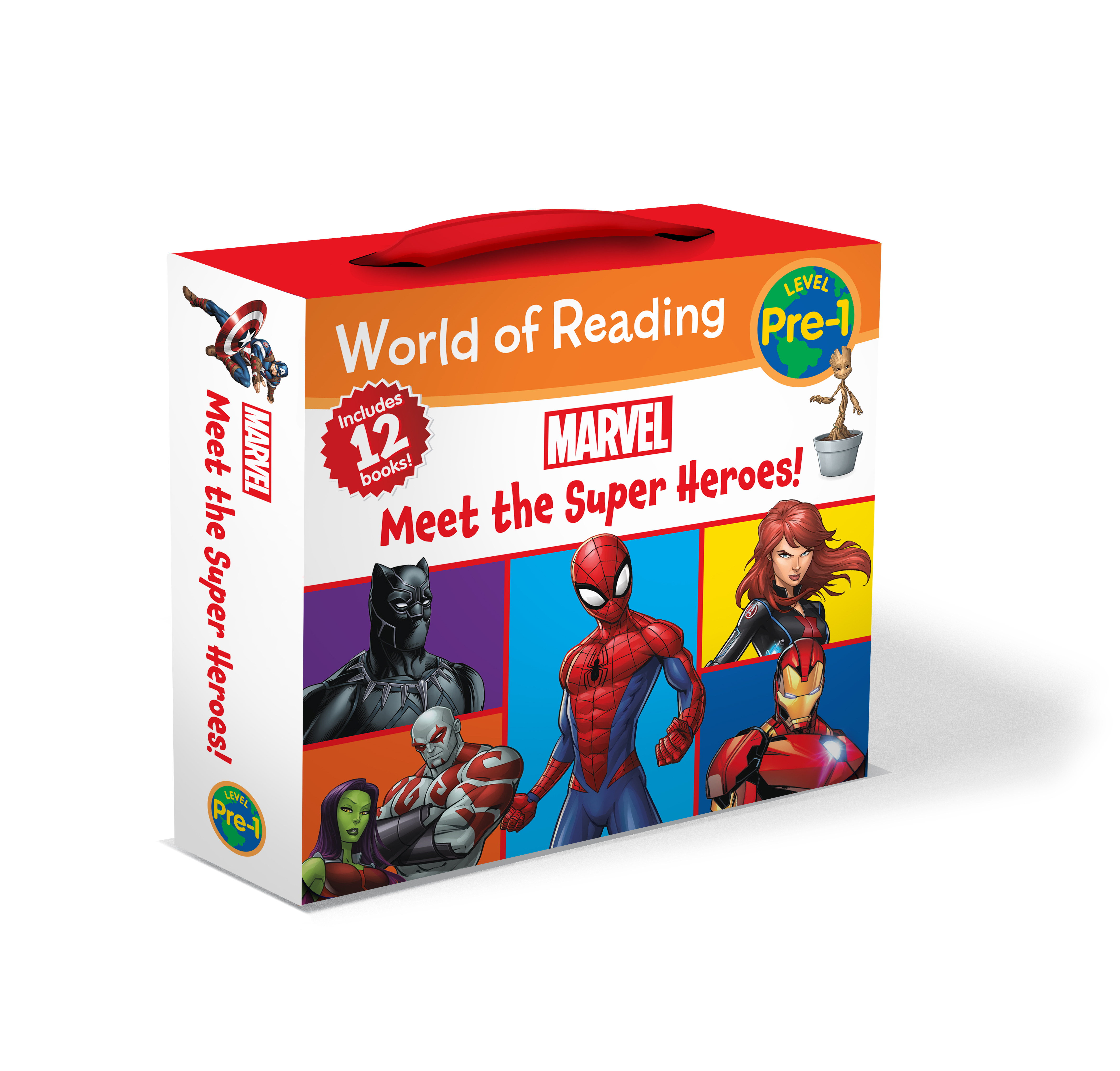 World of Reading Marvel: Meet the Super Heroes!-Pre-Level 1 Boxed